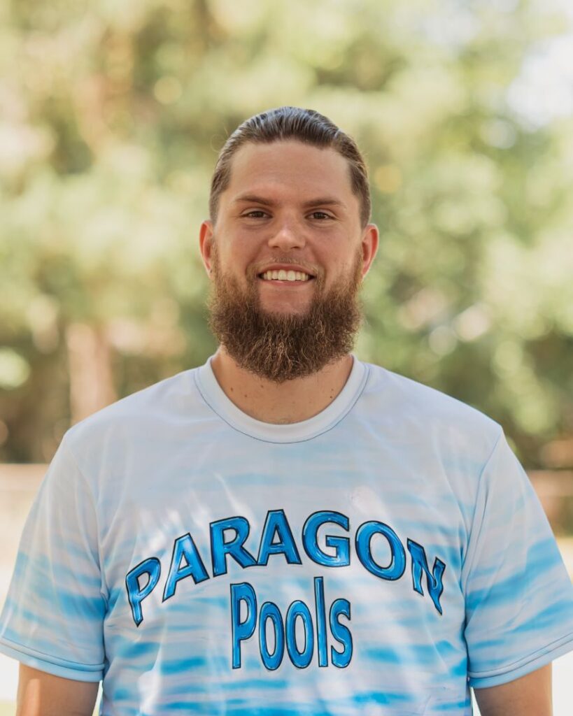 Headshot of Jordan, one of Paragon Pools techs